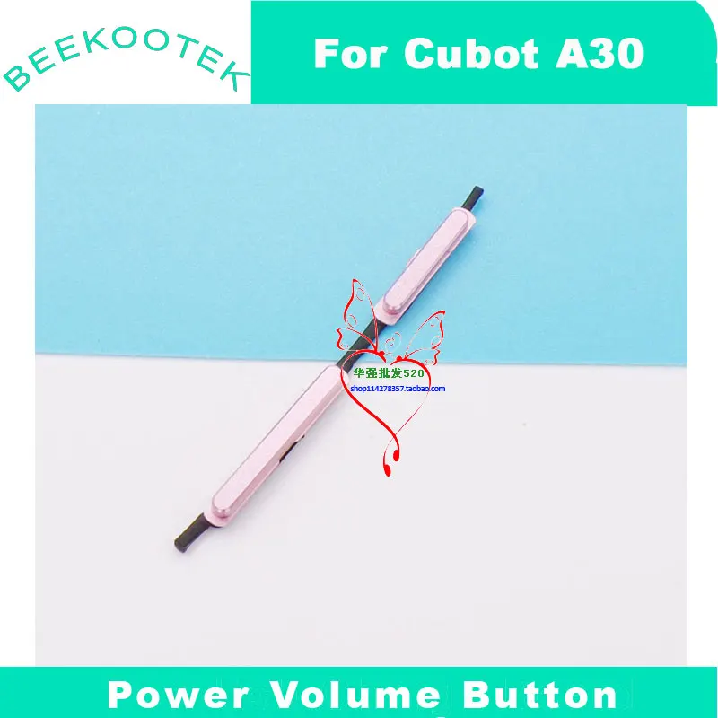새로운 오리지널 Cubot A30 전원 볼륨 버튼 측면 키 버튼 휴대폰 제어 버튼 키 Cubot A30 스마트폰용