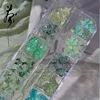 12 Grids Jade Green Nail Decoration Flowers Mixed Nails Accessories Butterfly Nails Drill Goldfish Transparent Floral Ornaments 2