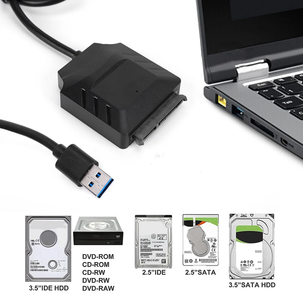  ϵ ̺ ȯ, USB to SATA 3 ̺ ,  HDD SSD ϵ ũ 2.5 3.5, 22 , 12V