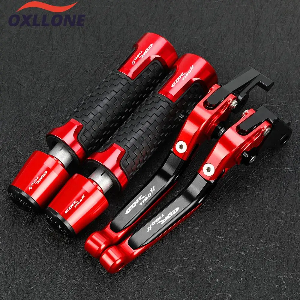 

For Honda CBR 1100XX 1100 XX 1997-2007 CBR1100XX Accessories Motorcycle Adjustable Brake Clutch Levers Handlebar Hand Grips ends