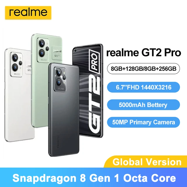 realme GT2 Dual-SIM 128GB ROM + 8GB RAM (GSM | CDMA) Factory Unlocked 5G  Smartphone (Paper White) - International Version