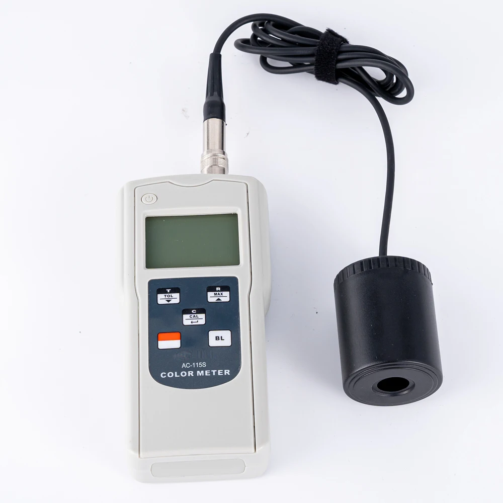 Handheld Colorimeter AC-115S High Precision Colorimeter Paint Coating Fabric Color Contrast Meter 4