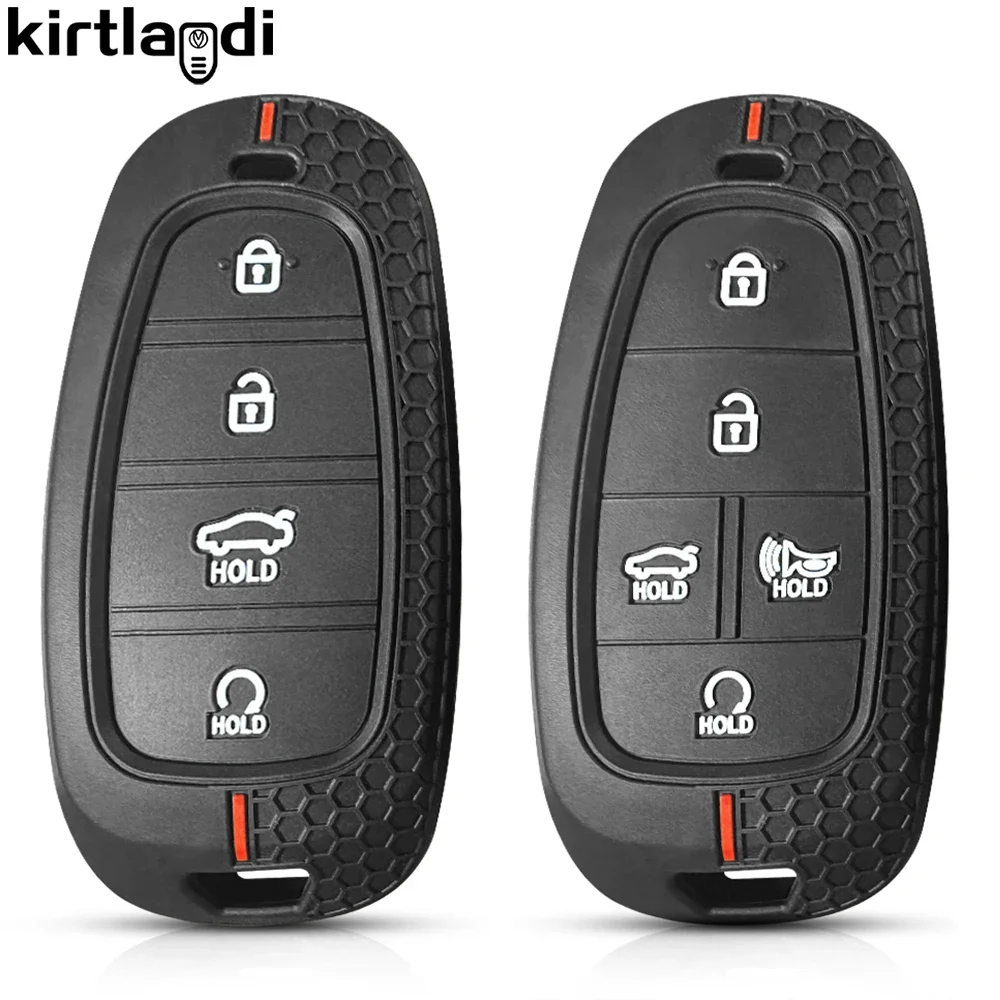 Ontto Cover In TPU Per Chiave Auto Hyundai Tucson/Solaris 2021-2022 (4 Pulsanti) - 4