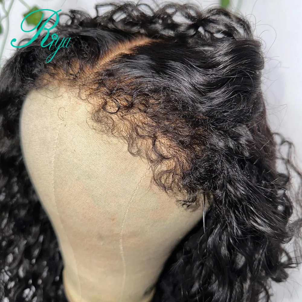 Human Hair Wigs For Women 250% Remy Human Hair Burmese Curly 13x4 Lace Front Wig With Curly Edges Deep 13x6 Lace Frontal human hair wig lace front wigs
