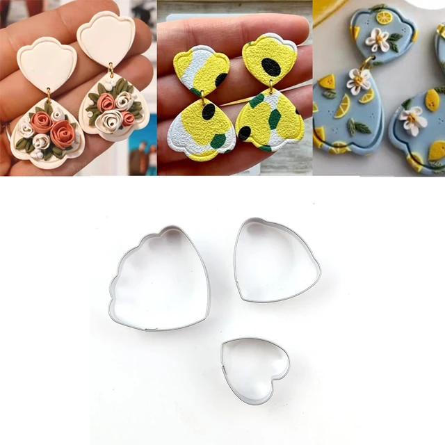 Polymer Clay Cutters For Jewelry Butterfly Flower Leaf Shape Earring Clay  Cutter for Polymer Clay Jewelry DIY Art Hobby Tool - AliExpress