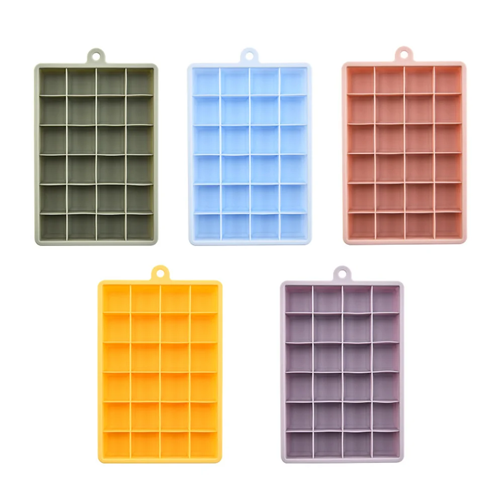 Description Picture 5 of item24/8 Grid Big Ice Tray Mold Box Large Food Grade Silicone Ice Making Square Tray Mold Diy Bar Pub Wine Ice Block Model Accessory