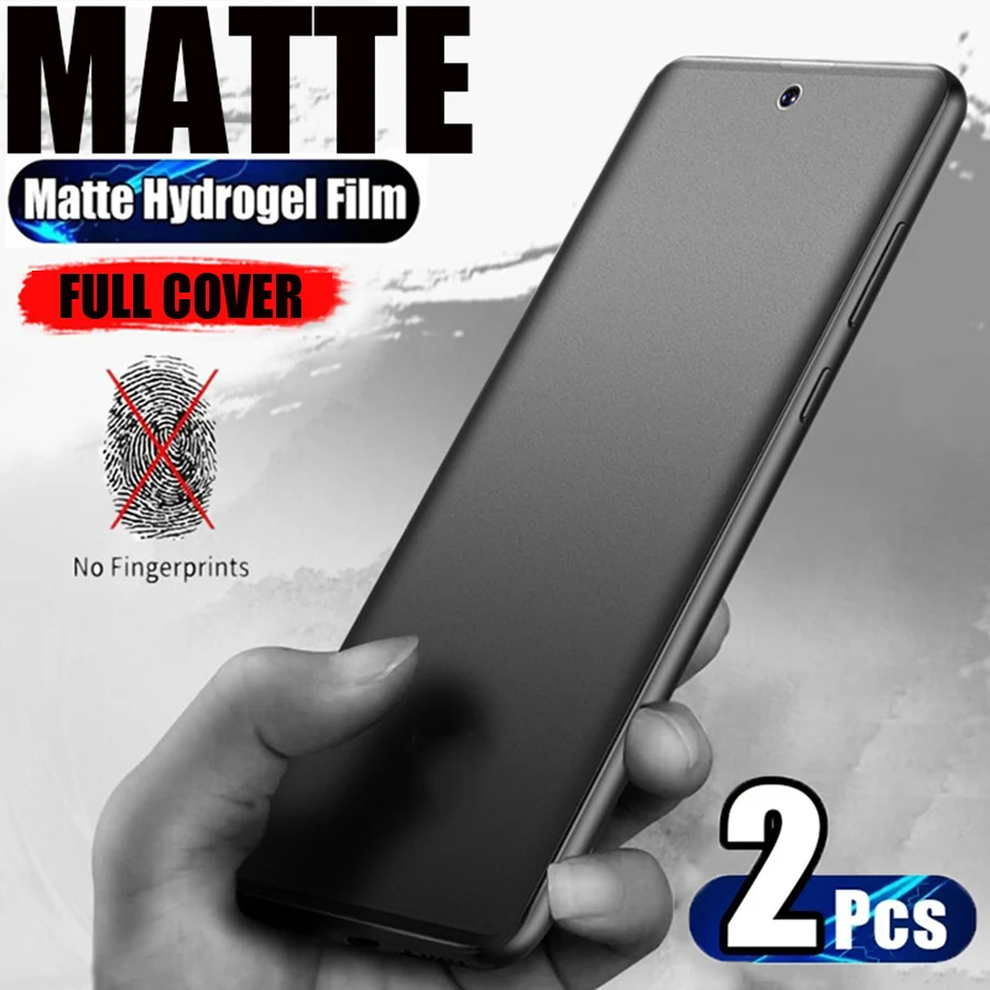 LG VELVET V60 V20 V30 V40 V50S Wing G8X ThinQ 5G 용 무광 하이드로겔 필름, 화면 보호기, LG K61 K51S K50S K50 K71 K21, 2 개
