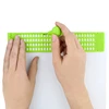 DXAB Plastic Braille Braille Pen Set, 4 Lines 28 Cells Braille and Pen Writing Set for Blind Children, 2