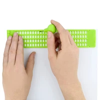 DXAB Plastic Braille Braille Pen Set, 4 Lines 28 Cells Braille and Pen Writing Set for Blind Children, 2