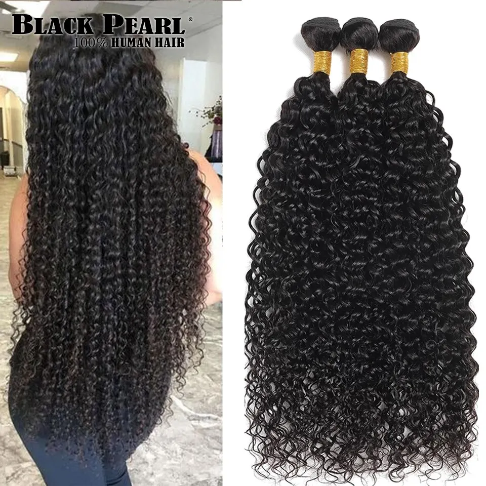 Deep Wave Single Bundles Human Hair Brazilian Virgin Hair Weave One Bundle  Silky Deep Curly 12A Grade Unprocessed Hair Extensions Natural Black 1  Bundle 26 inch 100g/pc 26 Inch Deep Wave Bundles