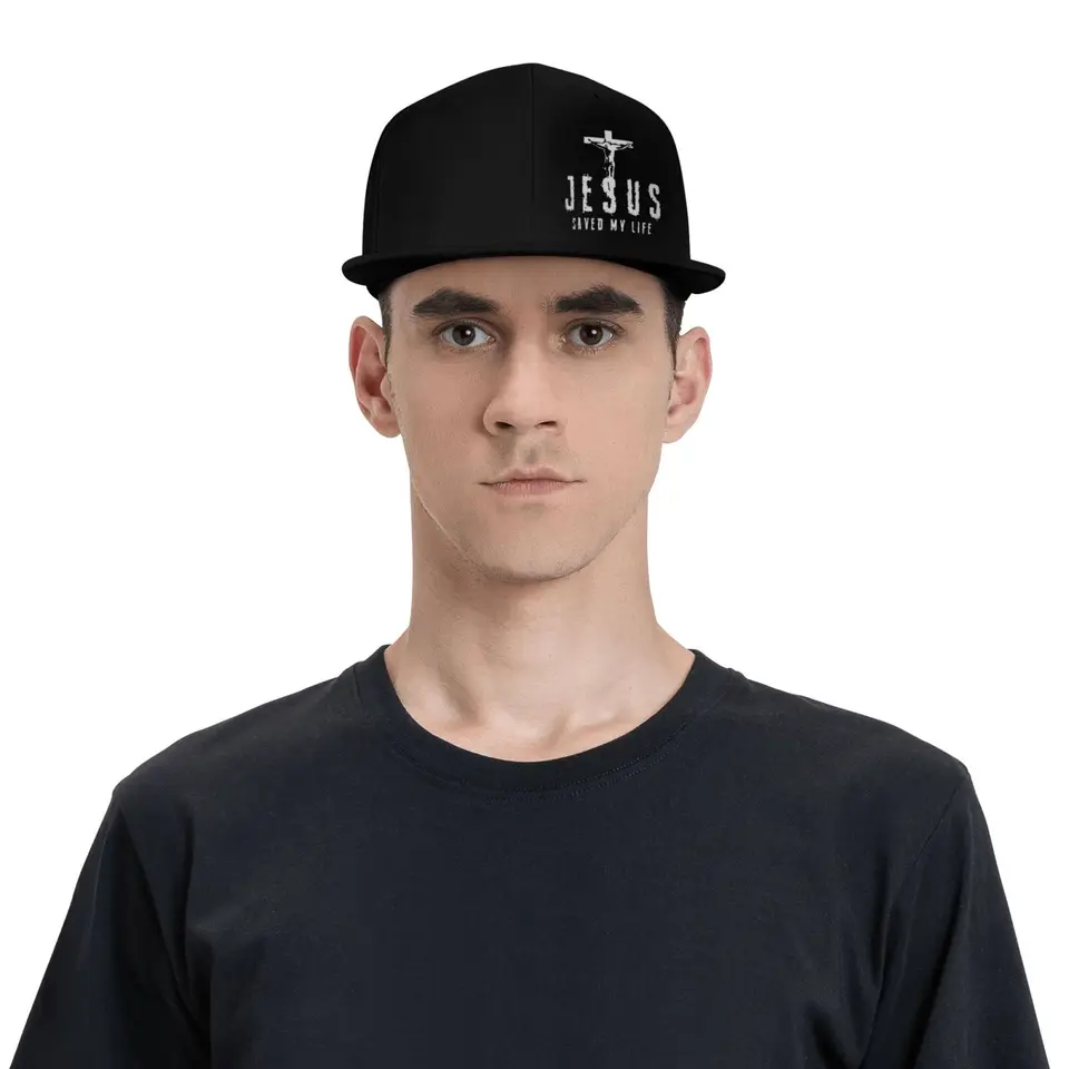 Jesus Saved My Life Baseball Cap – Washed Cotton Denim Unisex Hat For Men & Women