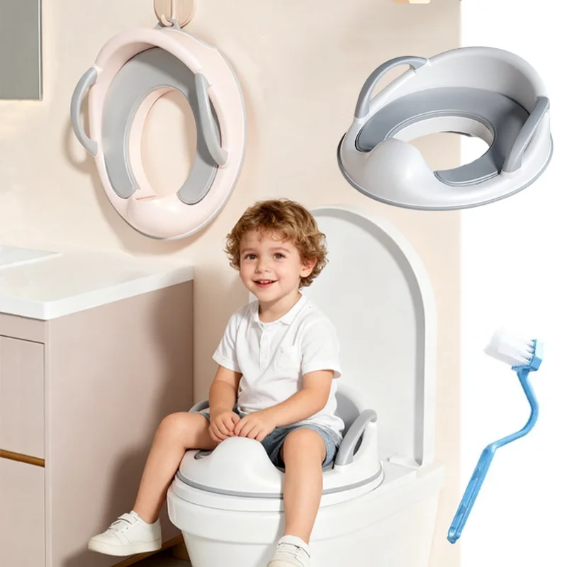 Baby and Child Toilet Seat Ring Female Baby and Little Boy Cushion Bedpan Cover Children's Toilet Household Auxiliary Toilet Kid
