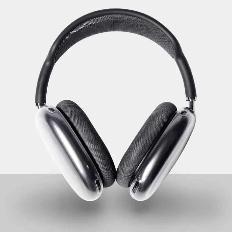 

Newest Transparent Silicone Soft TPU Protective Case For Max Wireless Headphone Earphone Accessories Clear Cover Shell