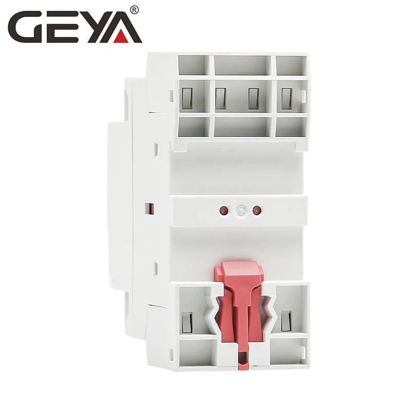 geya contator domestico automatico din ac230v 4p 25a 4no 2no2nc 3no1nc 50 60hz 05