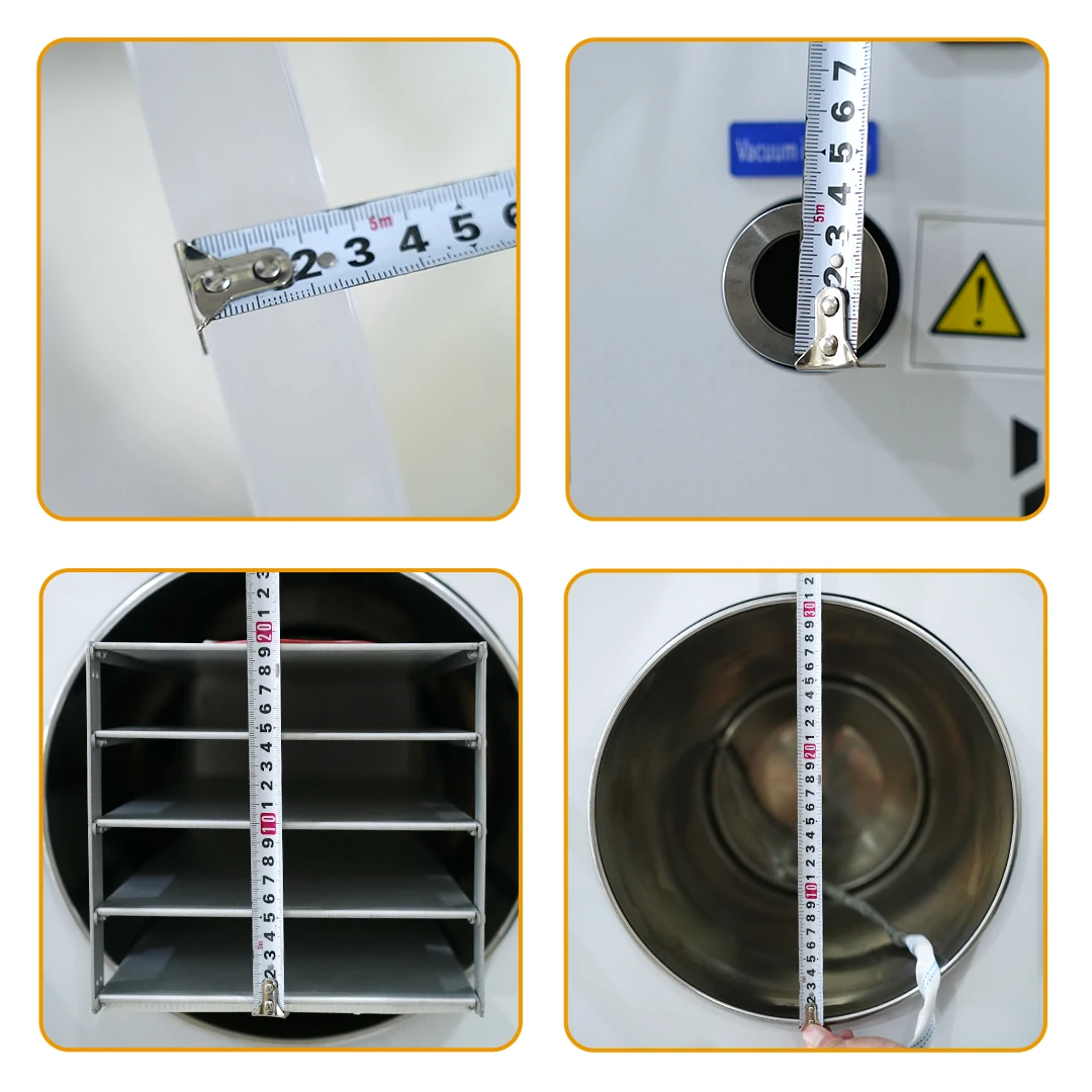 Dual Heated Freeze Dryer Machine for Flower Drying Automatic Electric Dual Heat