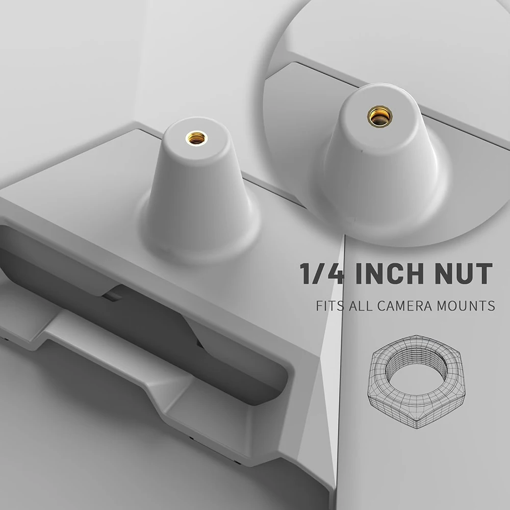 Starlink Mini Adapter Mount , 1/4 Inch Nut Bracket,For Starlink Mini Suction Cup and Tripod Mount Base,Waterproof Easy to Carry