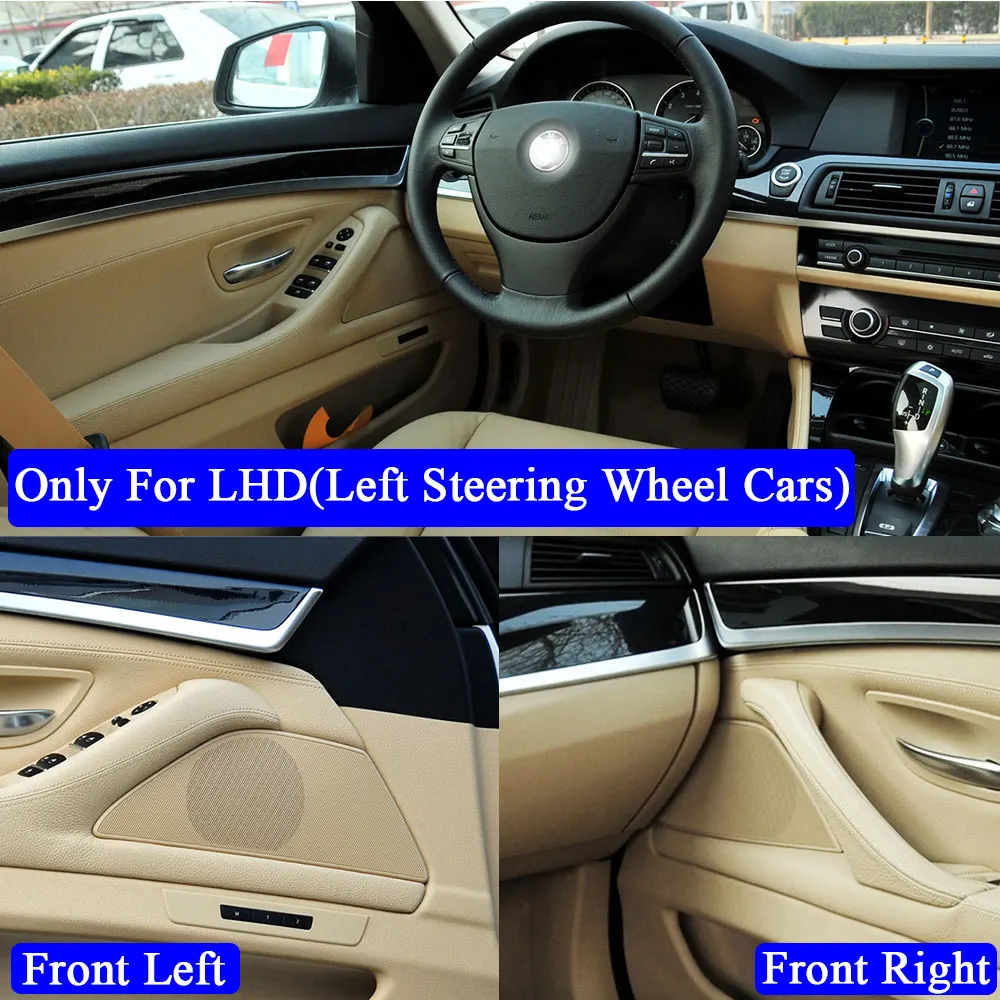 Stereo Speaker Tweeter Audio Speakers Kit Midrange Speakers Audio Speaker Adapter Interior Front Door Loudspeaker Cover Audio Loud Speaker Panel Trim Replacement For BMW 5 Series F10 F11 523 525 530 535