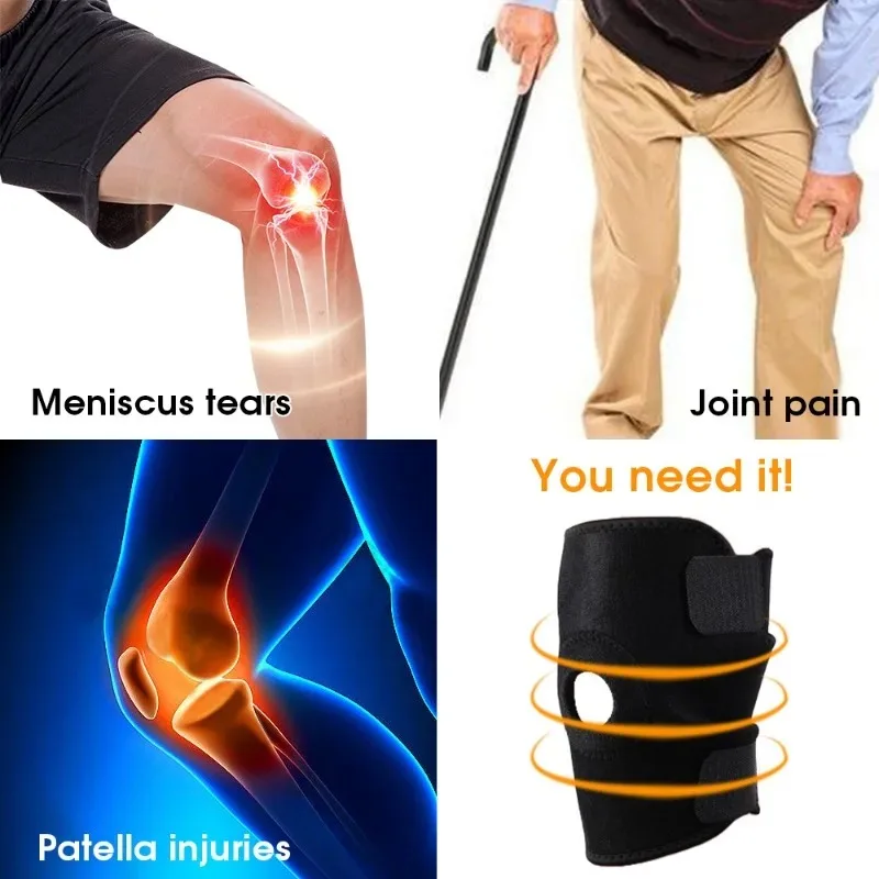 Knee Pad Knee Support Knee Brace Knee Wraps 1PC Orthopedic Knee Pad Knee Brace Support Joint Pain Relief Patella Protector Adjustable Sport Kneepad Guard Meniscus Ligament