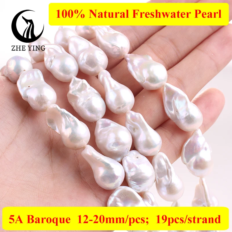 Buy Zhe Ying Genuine Freshwater Pearl Beads for Jewelry Making