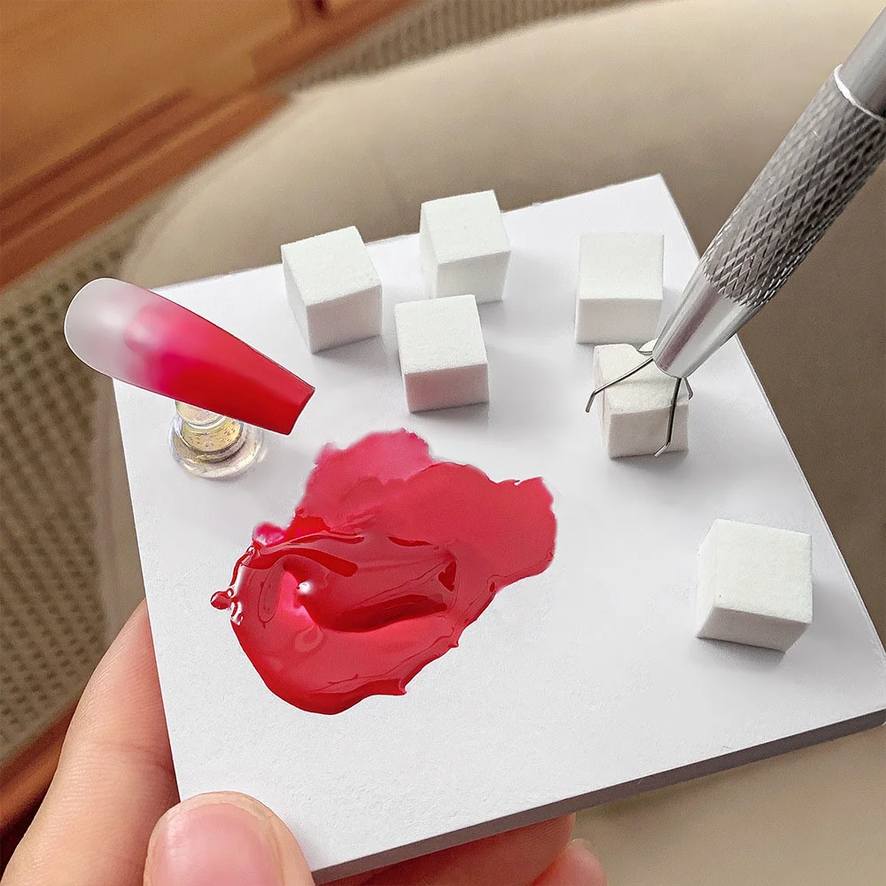 Nail Art Sponge Soft Sponges Gradient Nail Art Stamper Tools Fade Color Manicure Dotting Pen Polish Nail Sponge Gripper Tool 2