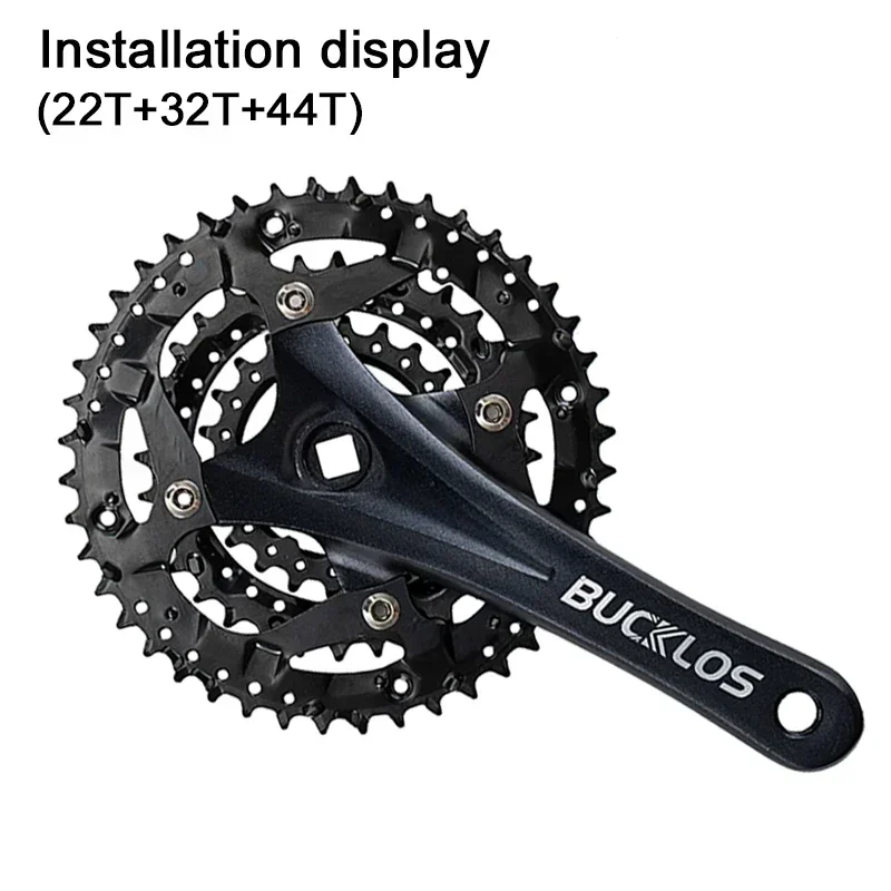 MTB Crankset 9speed 22-32-44T Bicycle Crank Set 170mm Crank 64/104BCD Chainring road bike chainring