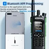 2PCS BAOFENG UV-32 GPS 10W Walkie Talkies Long Range Bluetooth Phone APP Programming 999CH Multi Band Fast Scan Frequency Type-C 3