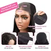 30 40 Inches Human Hair Ready To Wear Pre-Cut Lace Wear And Go Glueless Wigs Straight 13x4 Lace Front Human Hair Wig For Women 6