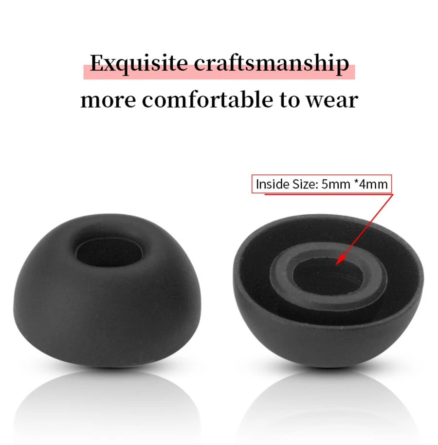 6Pcs Silicone Ear Tips for XIAOMI Redmi Buds6 Pro True Wireless Earbuds Eartips REDMI Buds5 Pro TWS Tips headphones Earplugs