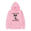Disdainful Cat Protection Coffee Animation Print Youth Hooded Sports Top Fleece Pullover Casual Jogging Fitness Sweatshirt 1