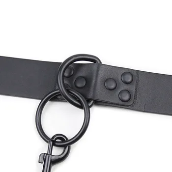 Bdsm Fetish Bondage Gear Slut Slave Sex Collar Leash Steel Chain Restricts Dog Chain Punish Neck Collars Sex Toys For Woman Man 4