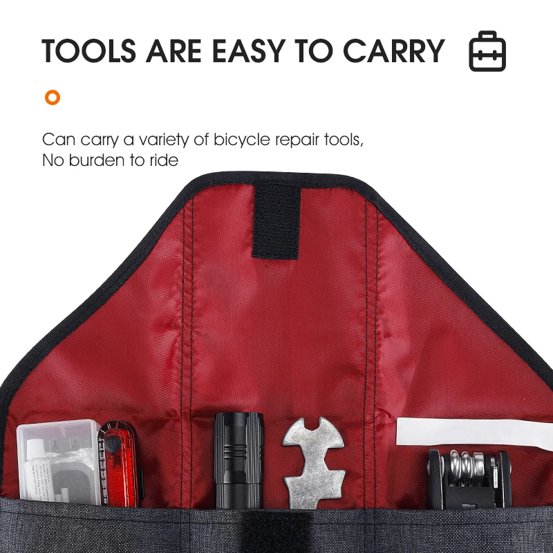 WEST BIKING Portable Bicycle Tool Kit Storage Bag Durable