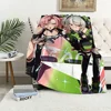 Warm Soft Plush Nap Blankets Sofa rug for Living Room Office Bedroom ZZZ Home Travel Kid Gift Flannel single-sided printed 3