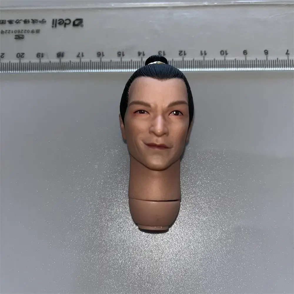 

For Sale 1/6 KLG-R020 Old Vintage Chinese Dynasty Ming General Officer Vivid Head Sculpture Carving Model For 12inch Action Doll