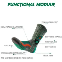 Chaussettes de Sport à fond de serviette pour hommes 9-12, respirantes, antidérapantes, coupe haute, chaussettes de basket-ball, Absorption d'humidité 2