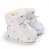 Plush Warm Kids Snow Boots Baby Boy Girl Shoes Cotton Shoes First Walkers Non-slip Infant Boot 0-18months 5