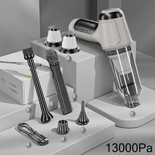  95000Pa Wireless Car Vacuum Cleaner Handheld Mini Portable Robot Vacuum Cleaner For Car Home Desktop Keyboard Cleaning 