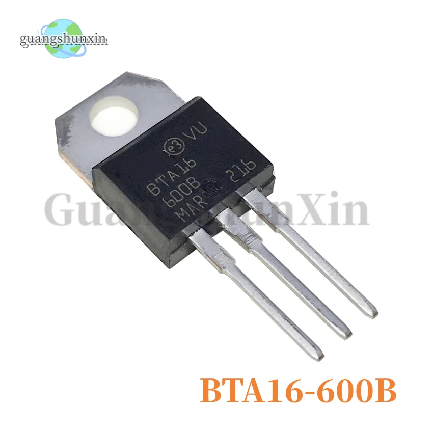 10-Pack Medium TO-220 Bidirectional Thyristors