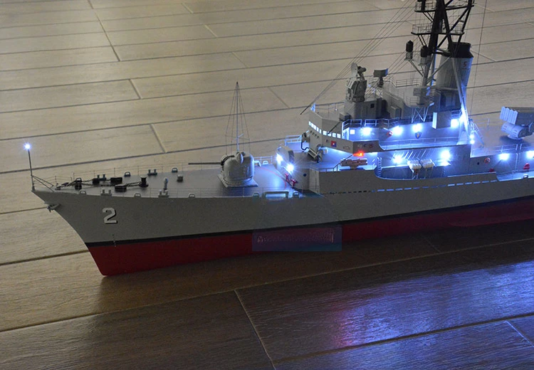 模型製作用品 Radio Control model Destroyer 1/100 U.S Navy Adams-class Guided Missile Destroyer Model