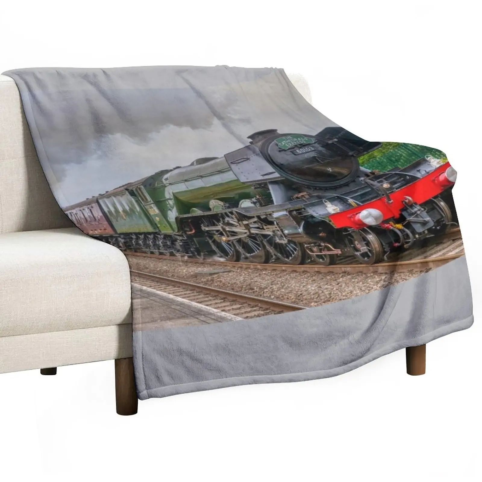 

The Flying Scotsman Throw Blanket Furry Blanket Tourist Blanket