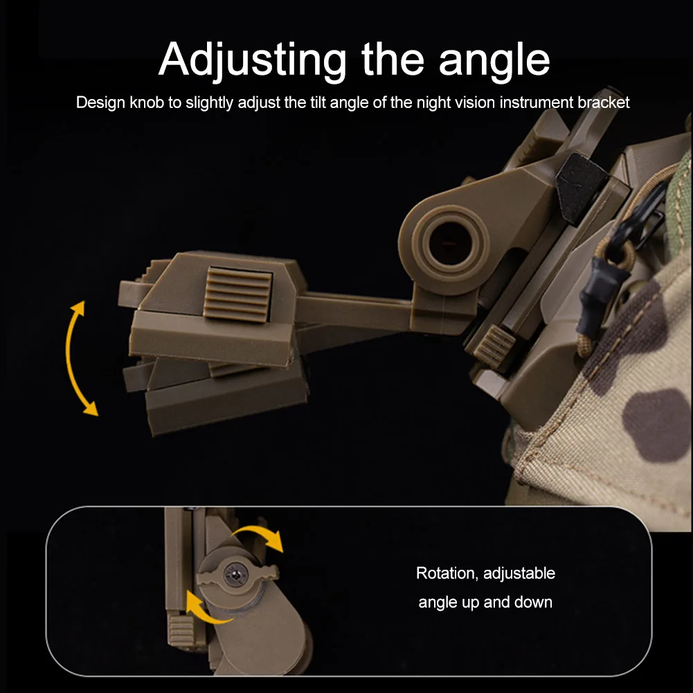 L4G24 NVG Mount Bracket Holder Foldable Night Vision Goggles Mount Helmet Stent Nylon Helmet for PVS15 PVS18 PGPNVG18 nvg bracket