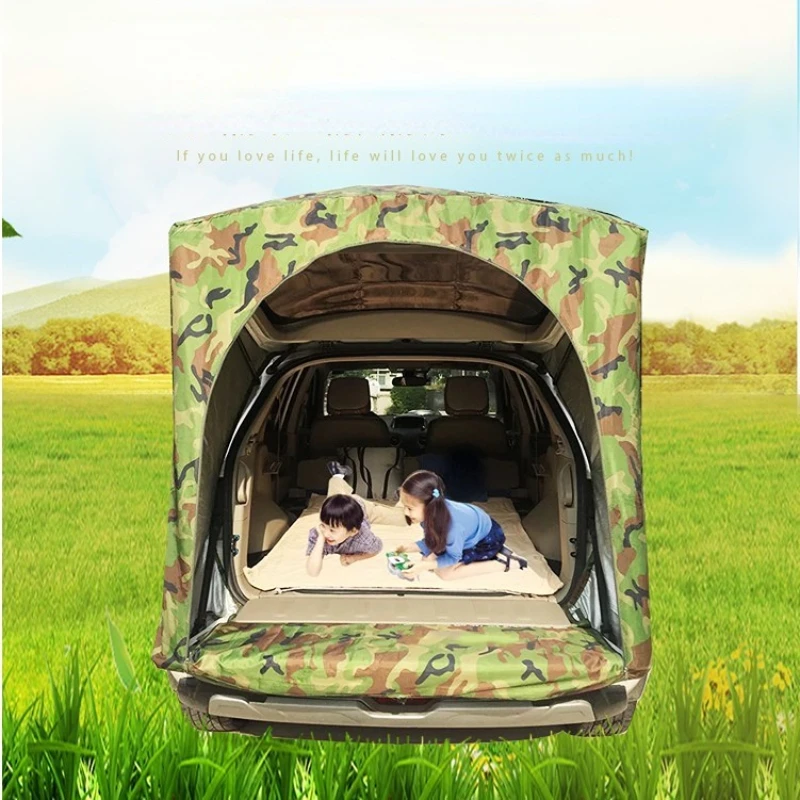 Car Rear Trunk Tent Suv Tour Tents Outdoor Camping Traveling Sleeping