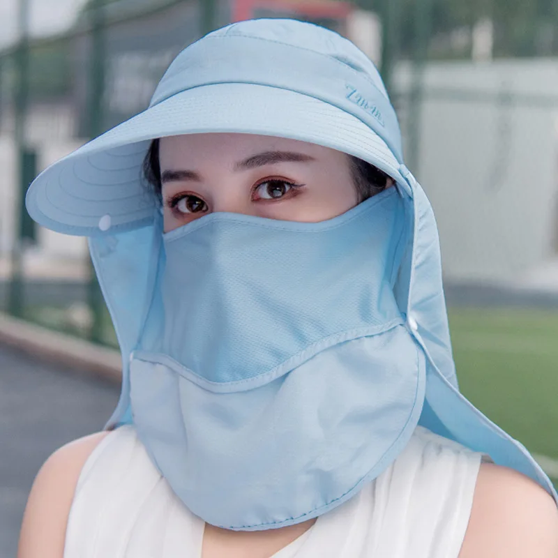 Xinbaoguan 100% 폴리에스터 9003, 한국 버전, 큰 챙이 달린 태양 모자, 여름