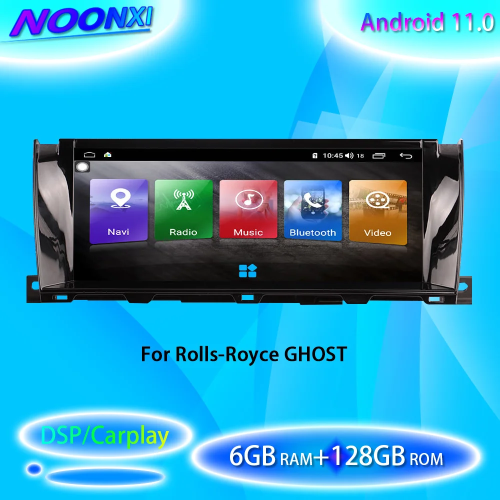 

Tesla Screen For Rolls Royce Ghost Phantom Car Radio Android Stereo Multimedia Player Bluetooth GPS Navigation Carplay Head Unit