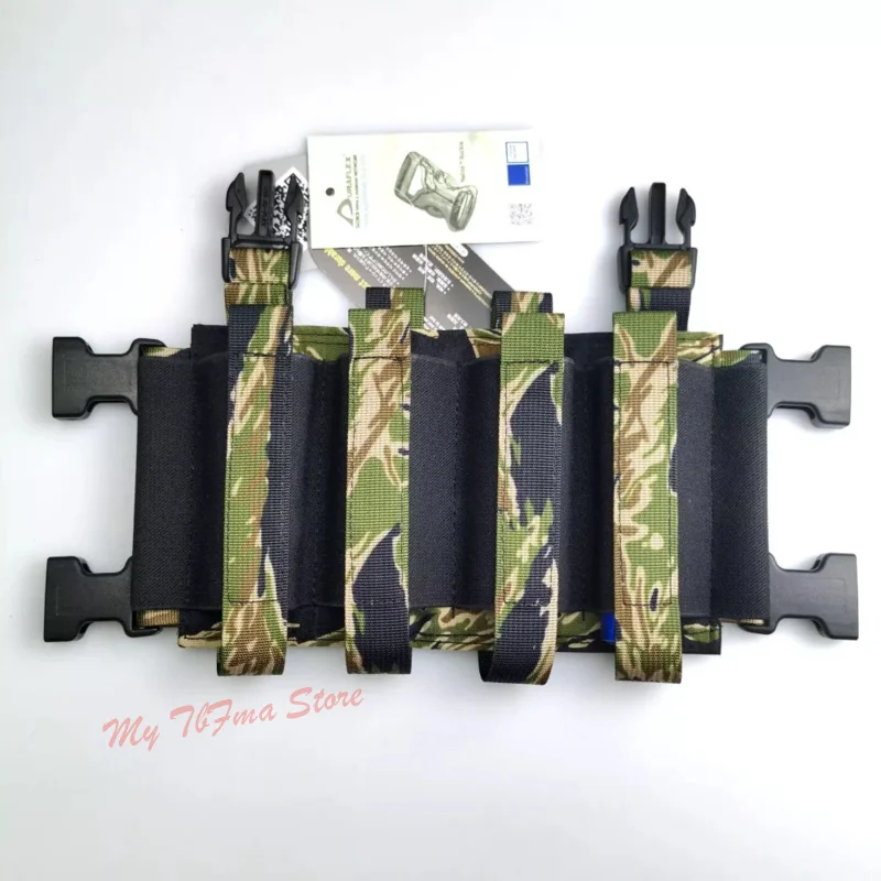 Pochette Triple Chargeur Tactique WST - Pour 9mm Et .45 ACP - MOLLE, Dessus Ouvert - Nylon