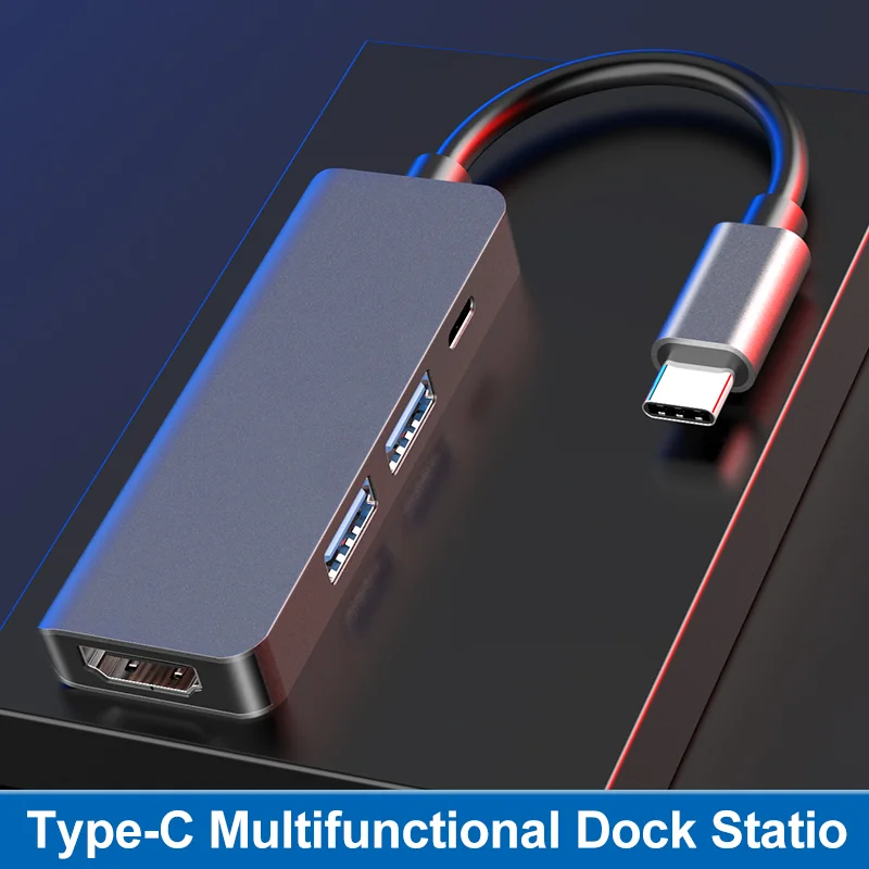 Usb 3.0 Hub Tipo C A Hdmi Splitter Per Macbook Pro 13 Air M1 M2 Adattatore Accessori Per Computer Portatili Ipad Mac Mini Dock Station