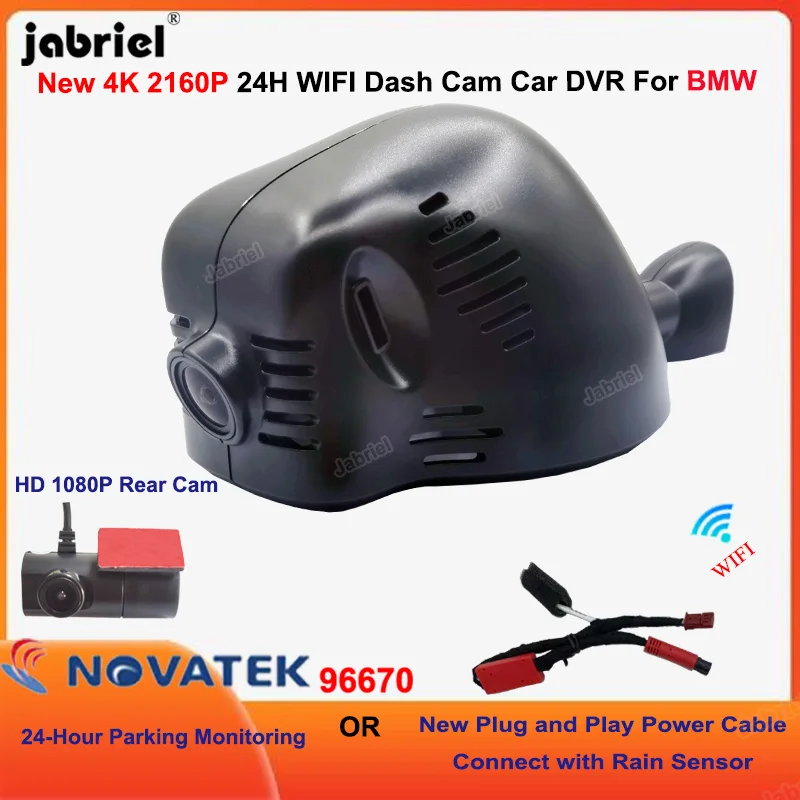 

New Car DVR 24H Dash Cam 4K Front and Rear For MINI Cooper S f56 f57 2015 2016 2017 2018 2019 CountryMan JCW Clubman F54 F60 F56