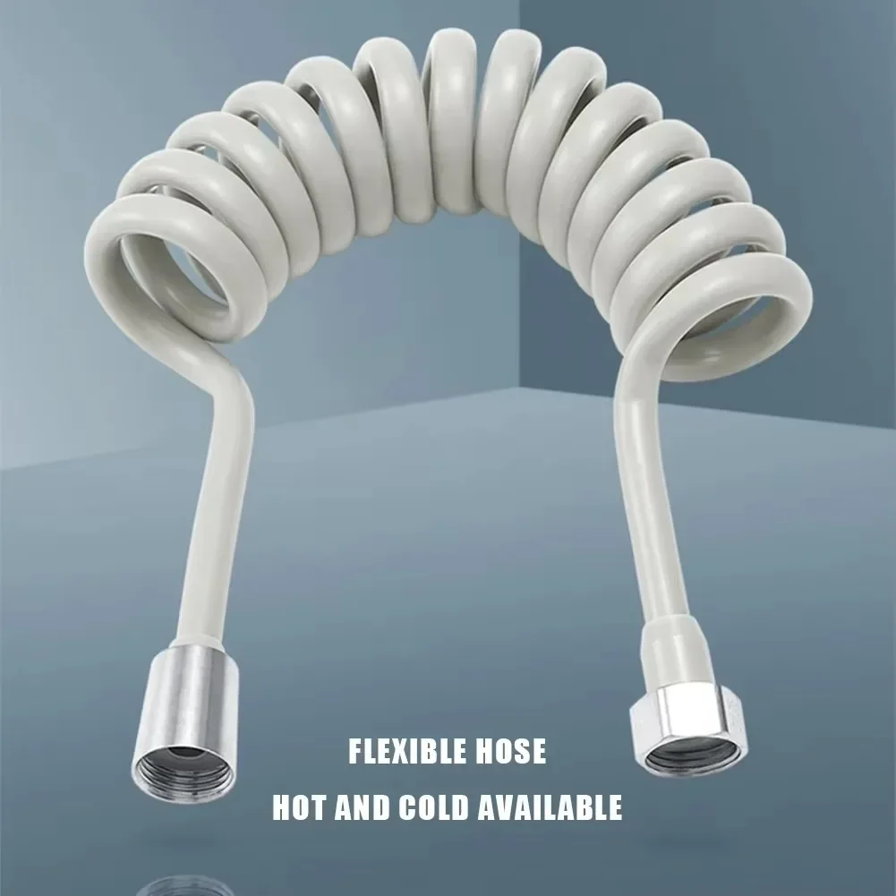 Shower Hose Plumbing Hose Plumbing Supply Hose PVC Plastic Hoses 2m 3m 5m Spring Bathroom Water Toilet Bidet Sprayer Telephone Line Soft