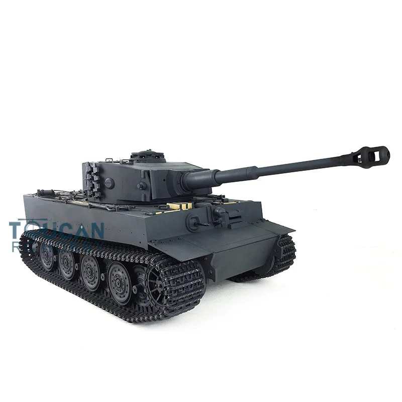 

1/10 немецкий Tiger тяжелый пульт дистанционного управления Танк Металлическое шасси вождения Geaxbox Battel автомобиль Toucan модель TH04789-SMT8