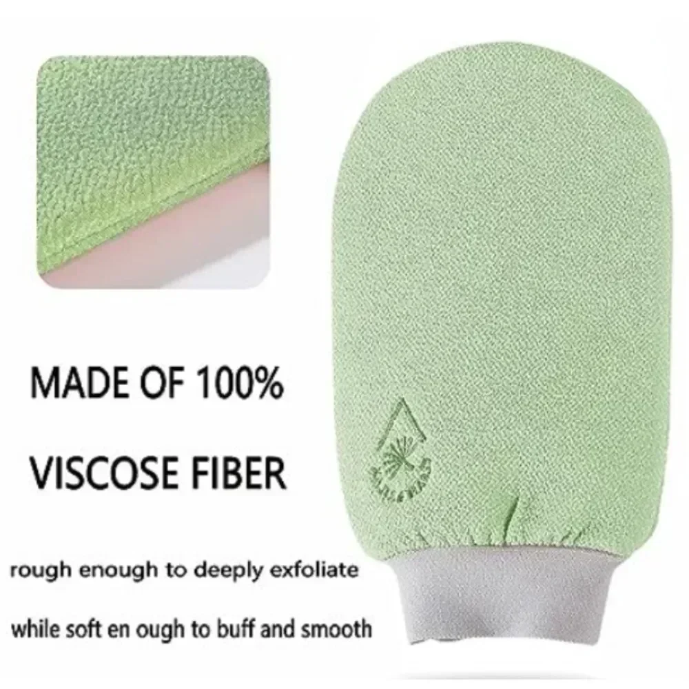 Exfoliating Bath Gloves Body Scrub Gloves SPA Shower Mitt Body Wash Sponge Massager Towel Rub Dead Skin Remover Bathroom Tools 3