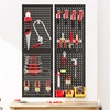 Metal Shelving Tool Board Square Hole Professional Hardware Storage Display Board Multifunction Wall-mounted Tools Packaging 4